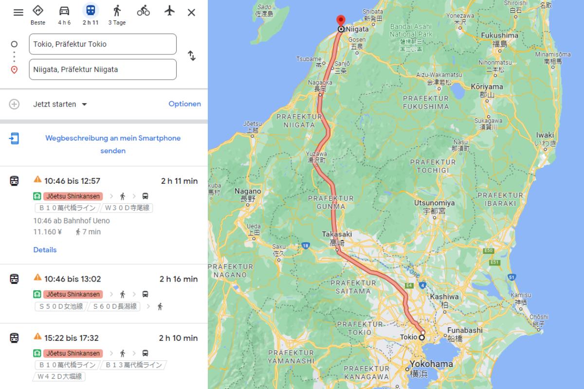 Zug-Variante - Google Maps